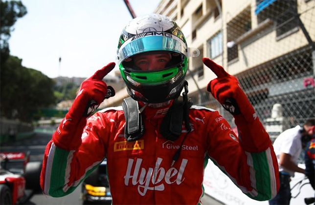 Фредерик Вести, победитель воскресной гонки в Монако, фото пресс-службы Ф2