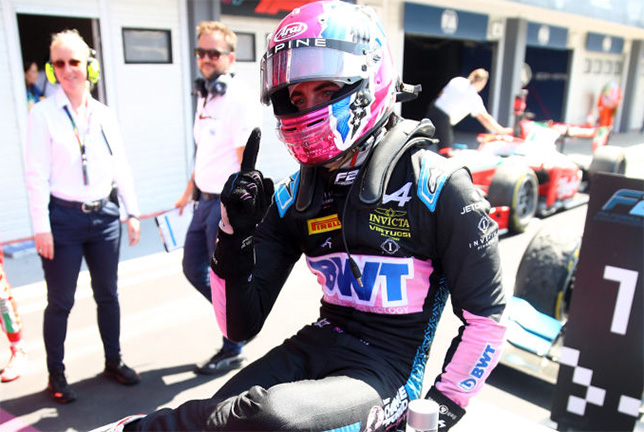 Джек Дуэн, победитель воскресной гонки Ф1 на Хунгароринге, фото пресс-службы Формулы 2
