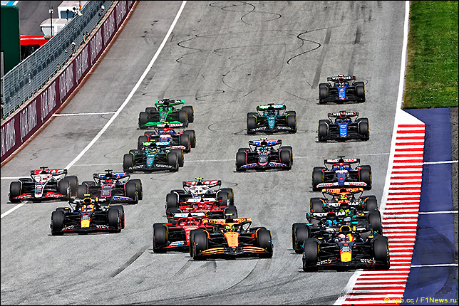 Старт Гран При Австрии 2024