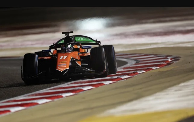 Деннис Хаугер на трассе в Бахрейне, фото пресс-службы Формулы 2