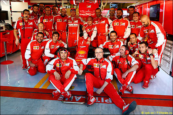 Кими Райкконен и команда Ferrari 
