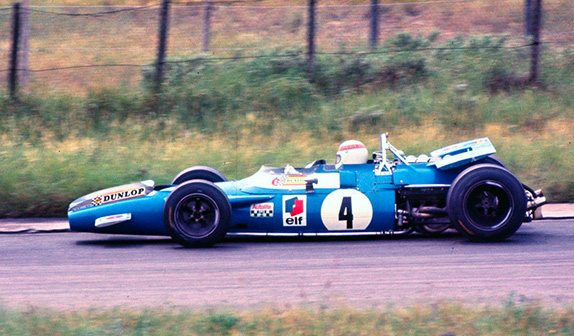 Джеки Стюарт за рулём Matra MS80 на Гран При Нидерландов 1969 года