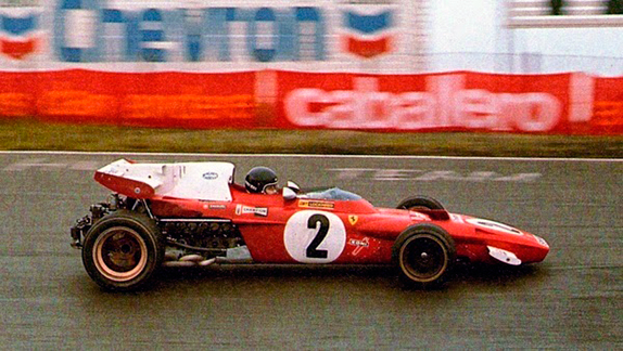 Жаки Икс на Ferrari 312B2 в Зандфорте