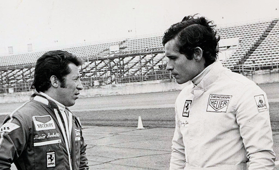 Пилоты Ferrari Марио Андретти и Жаки Икс