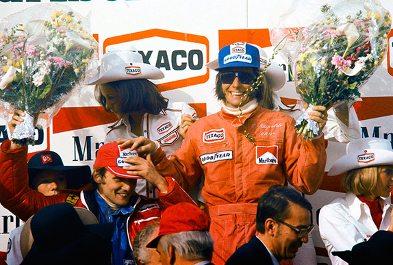 Подиум Гран При Бельгии 1974 года