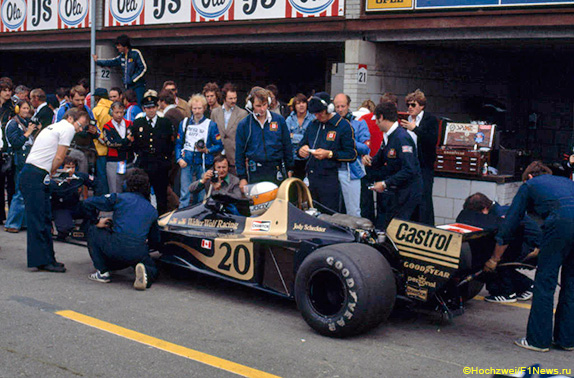 Джоди Шектер на Гран При Нидерландов 1977 года