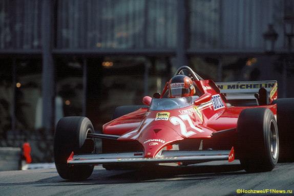 Жиль Вильнёв на Гран При Монако 1981 года