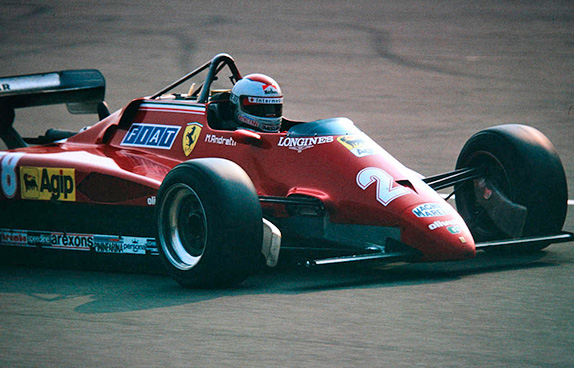 Марио Андретти на Гран При Италии 1982 года