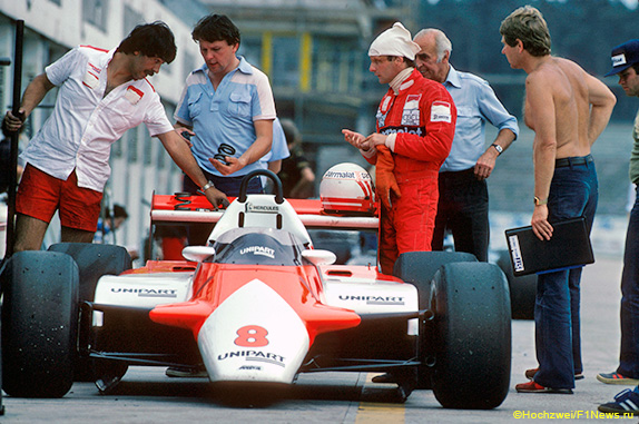 Ники Лауда на Гран При Нидерландов 1982 года