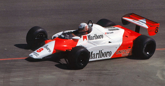 Ники Лауда на Гран При Лонг-Бич 1982 года
