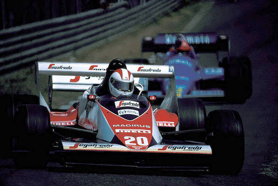 Джонни Чекотто (Toleman) на Гран При Бельгии 1984 года