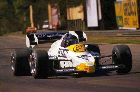 Жак Лаффит (Williams) на Гран При Бельгии 1984 года