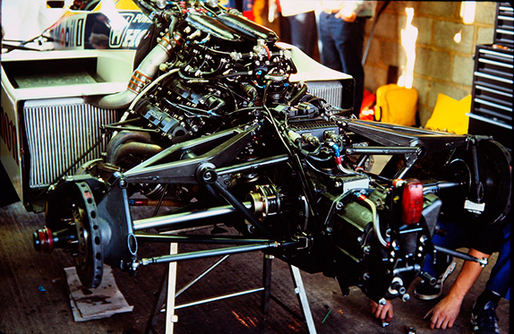 Двигатель Honda на Williams - один из самых мощных в 1985 году
