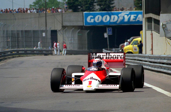 Ален Прост на Гран При Детройта 1987 года