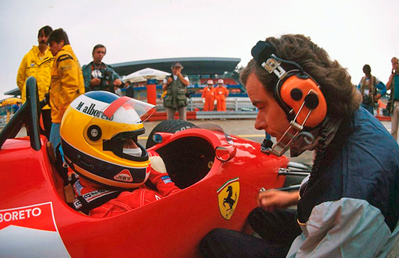 Микеле Альборето на Гран При Германии 1987 года