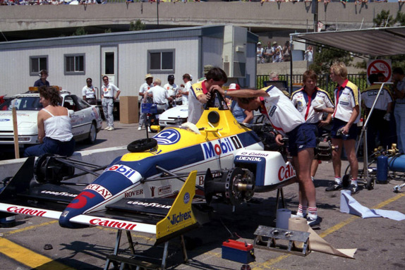 Машина Найджела Мэнселла на Гран При Детройта 1988 года. Фото Williams