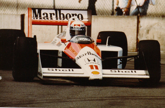 Ален Прост на Гран При Детройта 1988 года. Фото McLaren
