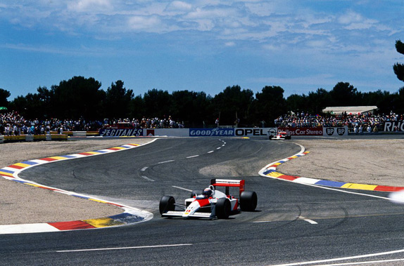 Ален Прост и Айртон Сенна на Гран При Франции 1988 года. Фото McLaren