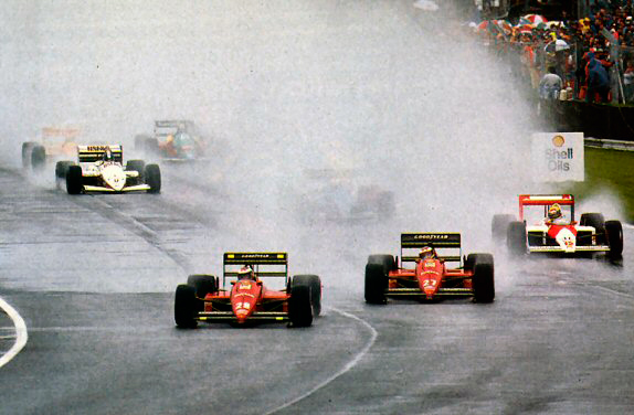 Старт Гран При Великобритании 1988 года