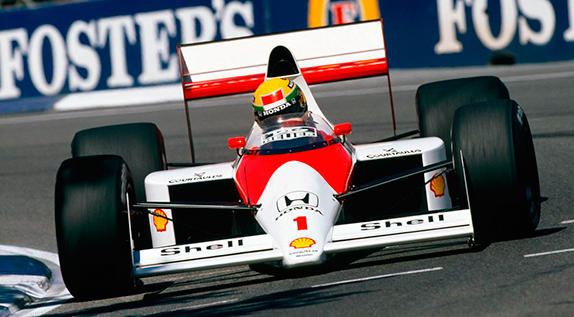 Айртон Сенна на Гран При Австралии 1989 года