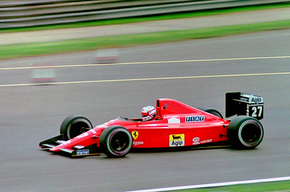 Найджел Мэнселл на Гран При Великобритании 1989 года. Фото Ferrari