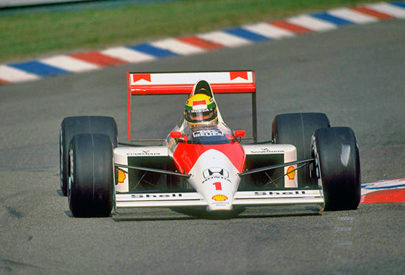 Айртон Сенна на Гран При Германии 1989 года