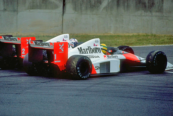 Столкновение Айртона Сенны и Алена Проста на Гран При Японии 1989 года