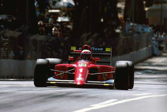 Ален Прост на Гран При Австралии 1990 года