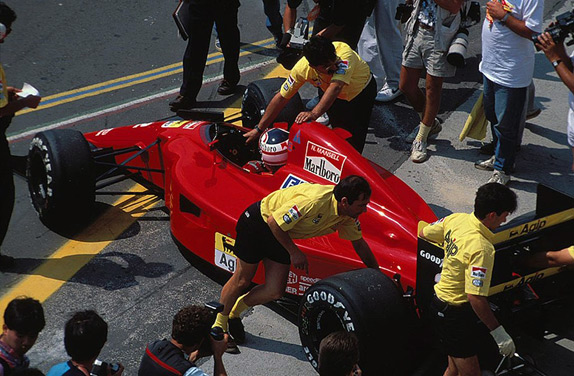 Найджел Мэнселл на Гран При Венгрии 1990 года. Фото Ferrari
