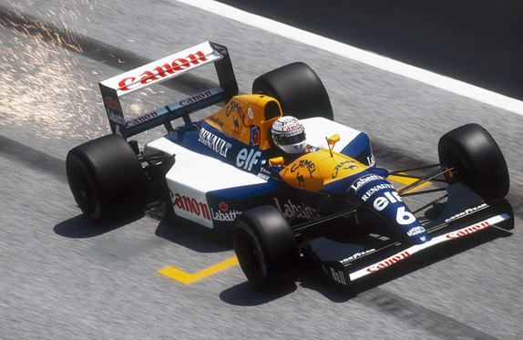 Риккардо Патрезе на Гран При Сан-Марино 1992 года