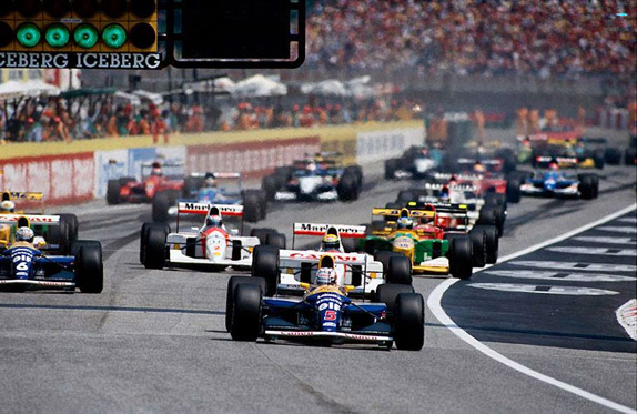 Старт Гран При Сан-Марино 1992 года