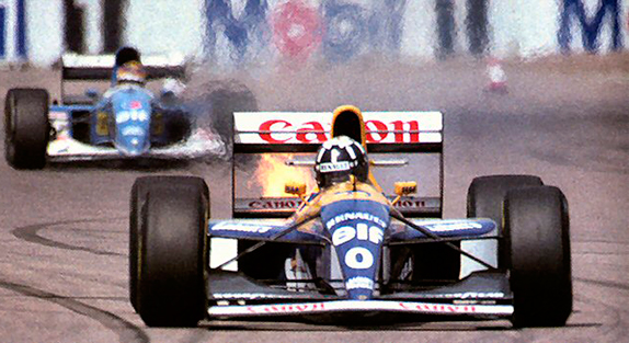 Сход Деймона Хилла на Гран При Великобритании 1993 года