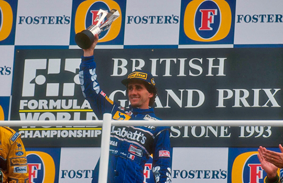 Подиум Гран При Великобритании 1993 года