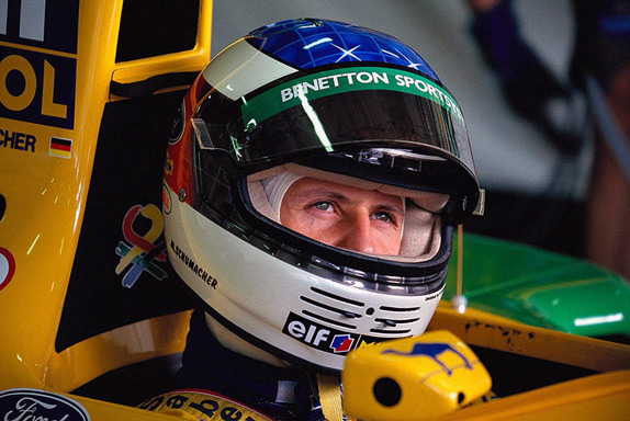 Михаэль Шумахер на Гран При Испании 1993 года
