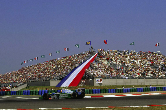 Михаэль Шумахер на Гран При Франции 1994 года