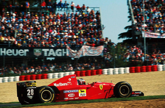 Герхард Бергер на Гран При Сан-Марино 1995 года