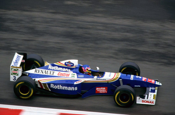Жак Вильнёв на Гран При Бельгии 1997 года. Фото Williams 
