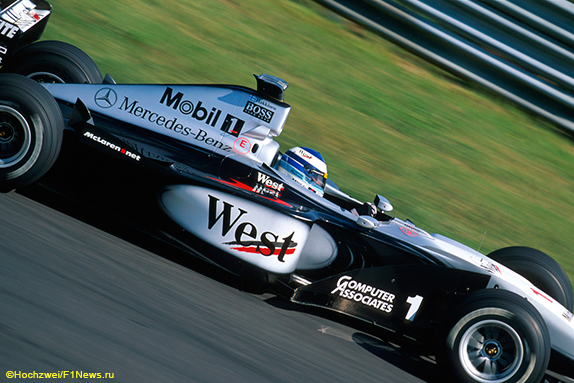 Мика Хаккинен на Гран При Венгрии 1999 года