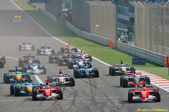 Старт Гран При Бахрейна 2006 года