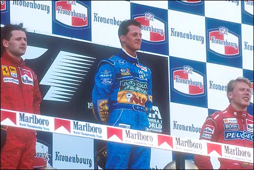 Подиум Гран При Сан-Марино'94