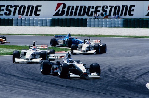 Гран При Малайзии 1999 года. Херберт преследует Мику Хаккинена