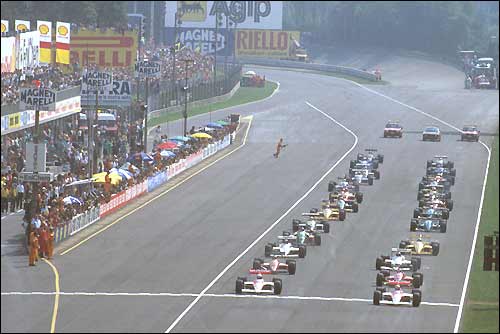 Старт Гран При Италии'88