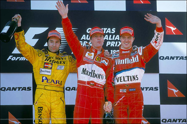 Подиум Гран При Австралии 1999 года