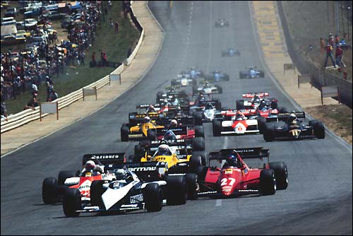 Старт Гран При Южной Африки'83