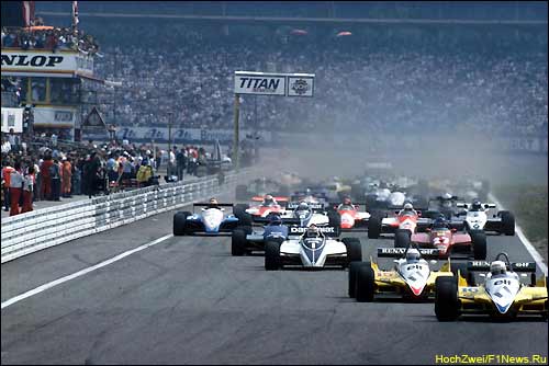 Старт Гран При Германии'82