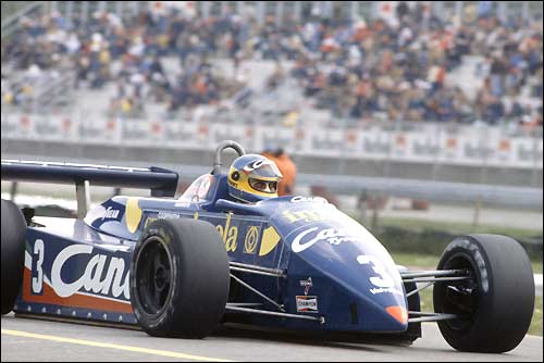 Гран При Сан-Марино'82. Микеле Альборето. Tyrrell 011-Ford Cosworth