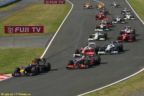 Гран При Японии'09, старт