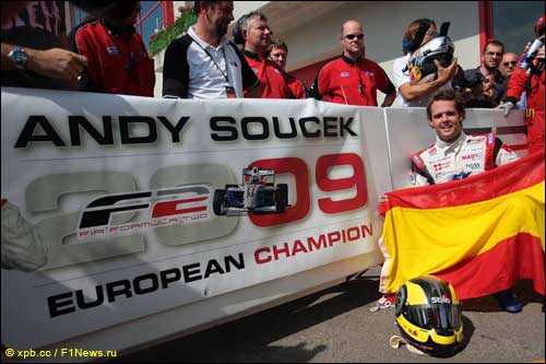 Чемпион Формулы 2 Энди Соучек выиграл тестовый день в Williams