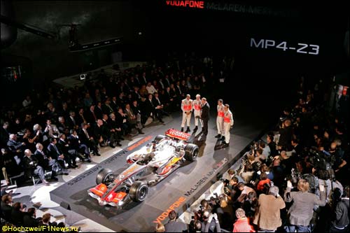 Презентация McLaren в 2008-м