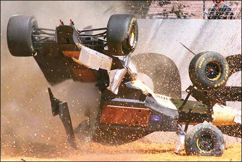 Авария Мартина Брандла на Гран При Австралии 1996 года